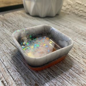 Agate Inspired Jewelry Dish